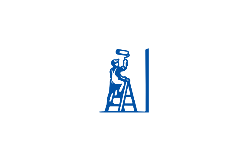 Symbolgrafik für Malerarbeiten und professionelle Handwerksleistungen